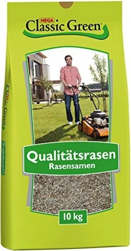 Hega Classic Green Saatgut Rasen Mischung zum Begrünen, 10kg