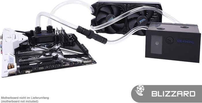 Alphacool Eissturm Blizzard Copper 45 2x120mm Komplettset