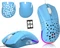Ziyou Lang D19 RGB Gaming Mouse blau, USB Vorschaubild
