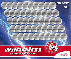 Wilhelm CR2032, 50er-Pack