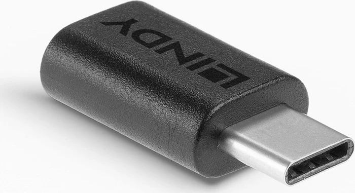 Lindy USB C-Adapter, USB-C 3.2 [Stecker] auf USB-C 3.2 [Buchse]