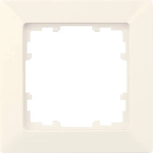 Siemens DELTA line Rahmen 1-Fach, 80x80mm, elektroweiß