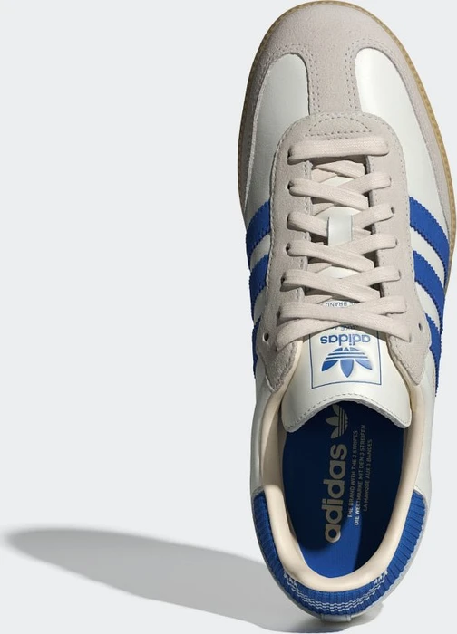 adidas Samba OG cloud white/blue/gum