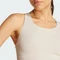 adidas All Me Medium-Support Bra Tanktop Sport-BH beige (Damen) Vorschaubild