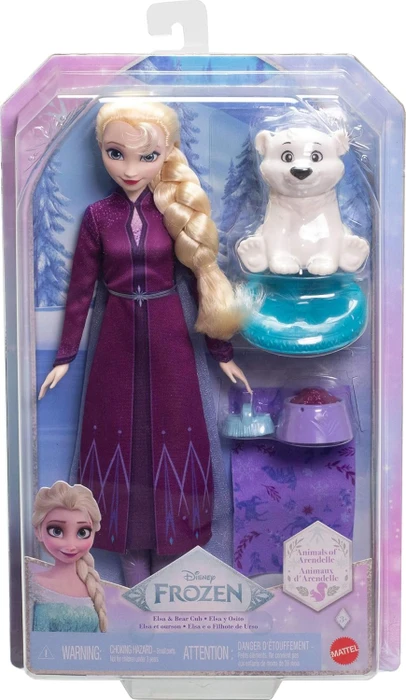 Mattel Disney - Prinzessin - Die Eiskönigin - Elsa und Bärenjunges