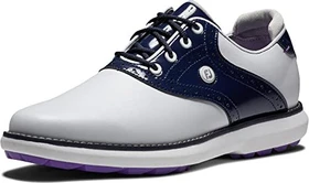 FootJoy Traditions Spikeless weiß/navy/lila (Damen)