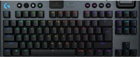 Logitech G915 X Lightspeed TKL, schwarz, LEDs RGB, GL LINEAR, USB/Bluetooth, US