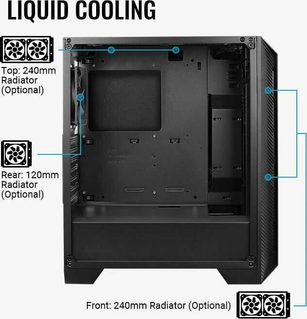 AeroCool Cylon Pro, weiß, Glasfenster