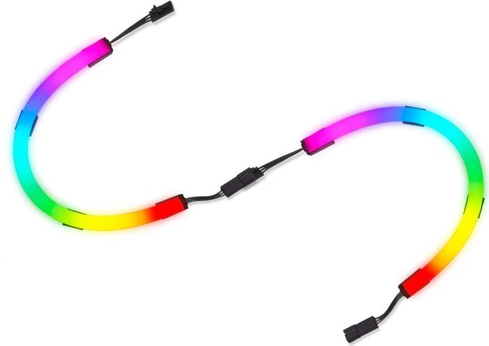 Corsair iCUE LS100 Smart Lighting Strip Expansion Kit, 2x LED-Streifen, schwarz/weiß