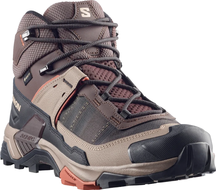 Salomon X Ultra 5 Mid GTX black coffee/walnut/arabian spice (Herren)