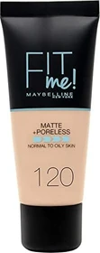 Maybelline Fit Me Matte & Poreless Foundation 120 classic ivory, 30ml