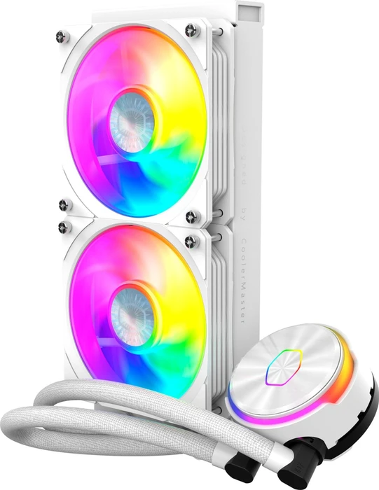 Cooler Master MasterLiquid PL240 Flux White Edition, weiß