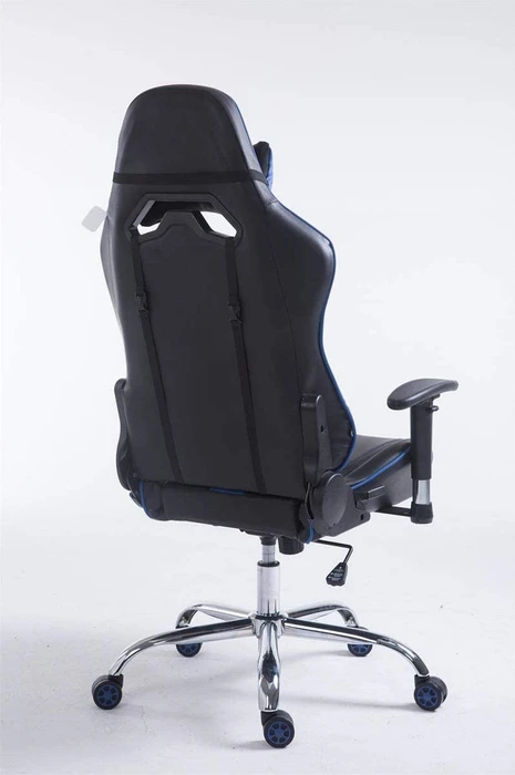 CLP Racing Limit Kunstleder Gamingstuhl, schwarz/blau