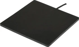 Kerbl Gummiheizplatte für Kleintiere und Geflügel, 18W, schwarz