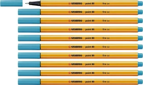 STABILO point 88 hellblau, 10er-Pack