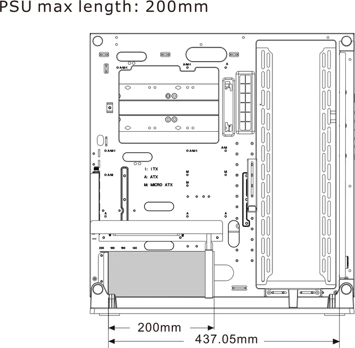 Thermaltake Core P3 TG Pro, schwarz, Glasfenster