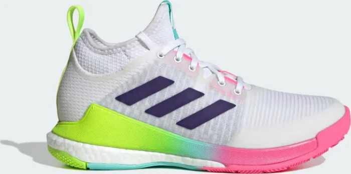 adidas Crazyflight Mid cloud white/team college purple/flash aqua (Damen)