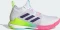 adidas Crazyflight Mid cloud white/team college purple/flash aqua (Damen) Vorschaubild