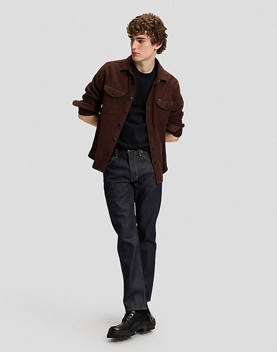 Lee 101 Heritage Workwear Relaxed Hemd langarm brown jaspe (Herren)
