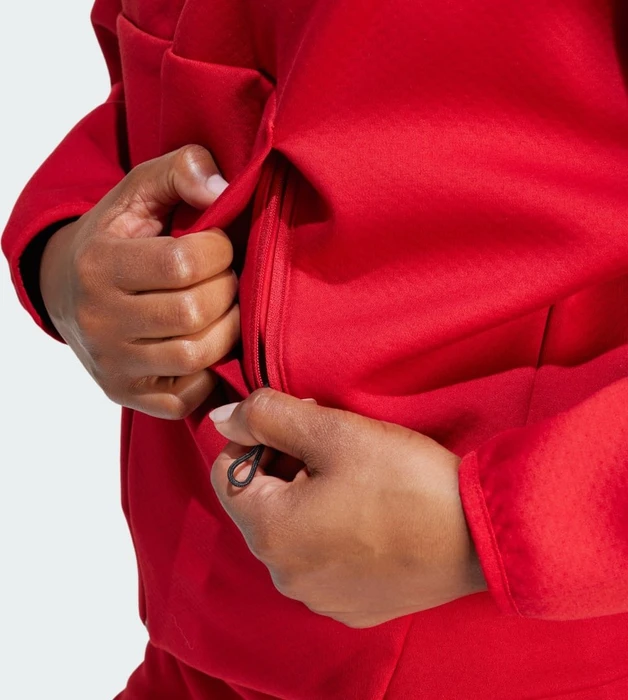 adidas Z.N.E. Zip Hoodie team power red 2 (Damen)