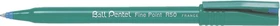 Pentel Ball Fine Point R50 0.4mm blau Tintenroller (Mine)