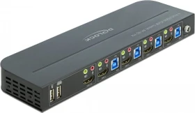 DeLOCK 4K 60Hz HDMI/USB KVM-Switch, 4-port (11483)