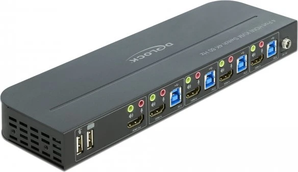DeLOCK 4K 60Hz HDMI/USB KVM-Switch, 4-port