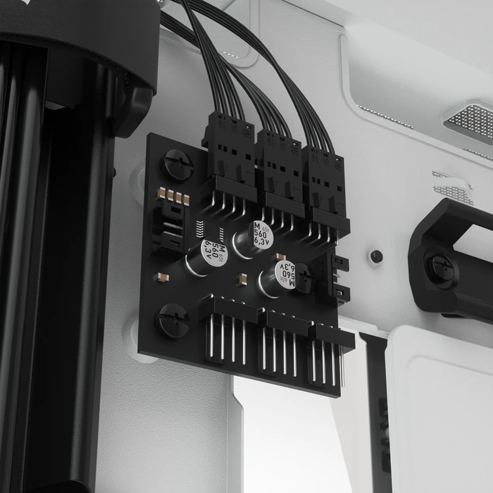 Corsair iCue 5000X RGB, weiß, Glasfenster