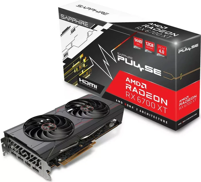 Sapphire Pulse Radeon RX 6700 XT, 12GB GDDR6, HDMI, 3x DP, lite retail