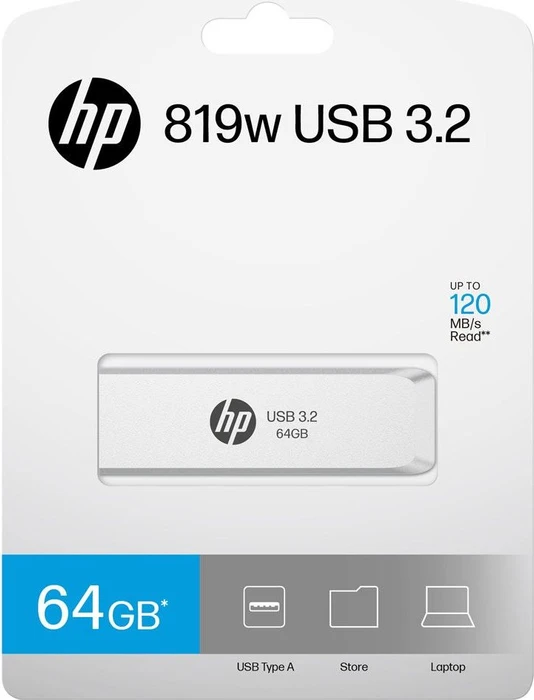 PNY HP 819W 32GB silber, USB-A, USB 3.2 Gen 1×1