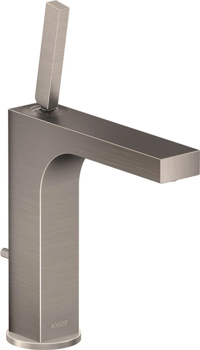 Hansgrohe Axor Citterio 160 Waschbeckenarmatur mit Zugstangen-Ablauffernbedienung edelstahloptik