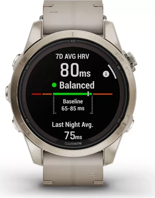 Garmin Fenix 7S Pro Sapphire Solar light sand/soft gold