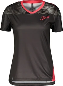 Scott Trail Flow Trikot kurzarm dark grey/azalea pink (Damen)