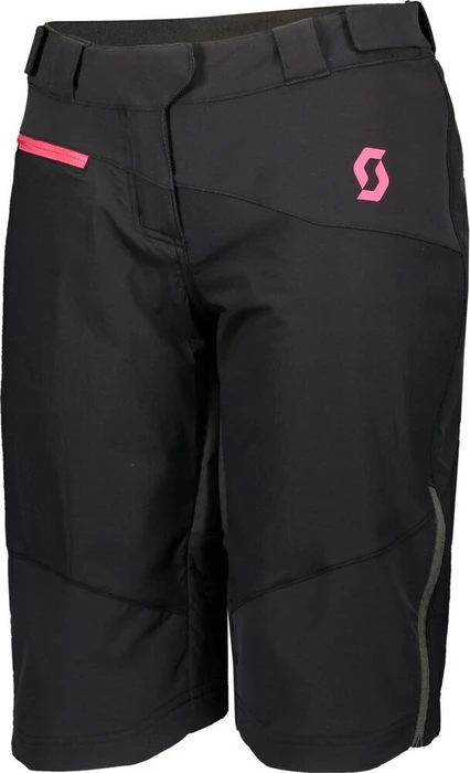 Scott Trail Storm Alpha Fahrradhose kurz black/virtual pink (Damen)