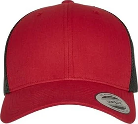 Flexfit YP Classics Retro Trucker 2-Tone Kappe rot/schwarz