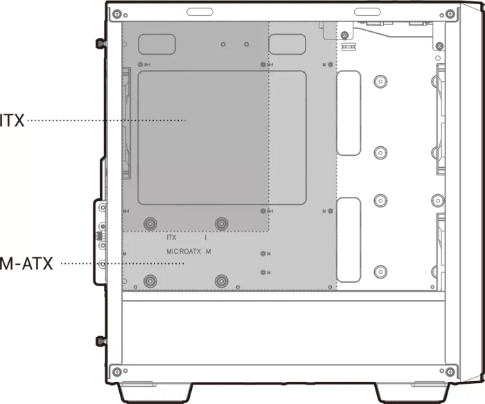 DeepCool CC360 ARGB, weiß, Glasfenster