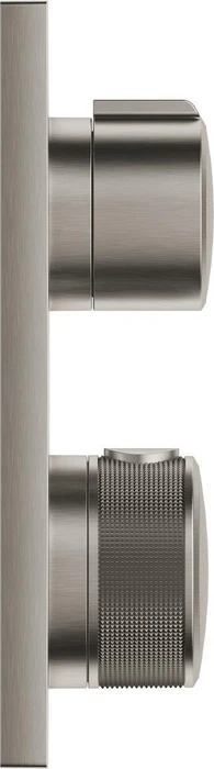 Grohe Allure Unterputz-Thermostat mit 1 Absperrventil hard graphite gebürstet