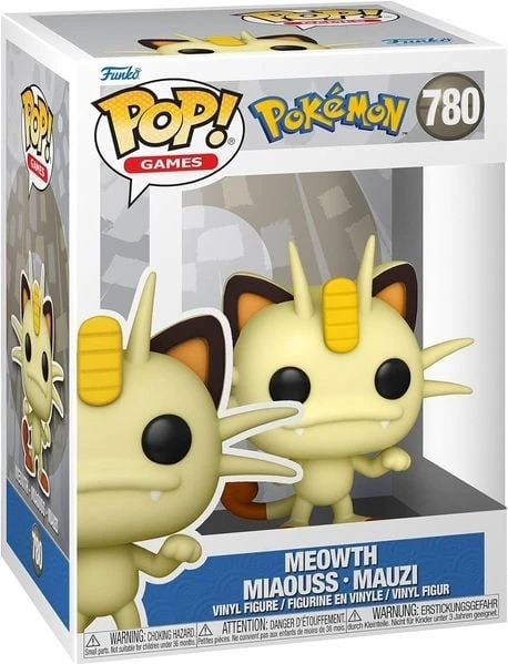 FunKo Pop! Games - Pokémon - Meowth Miaouss Mauzi (74630)