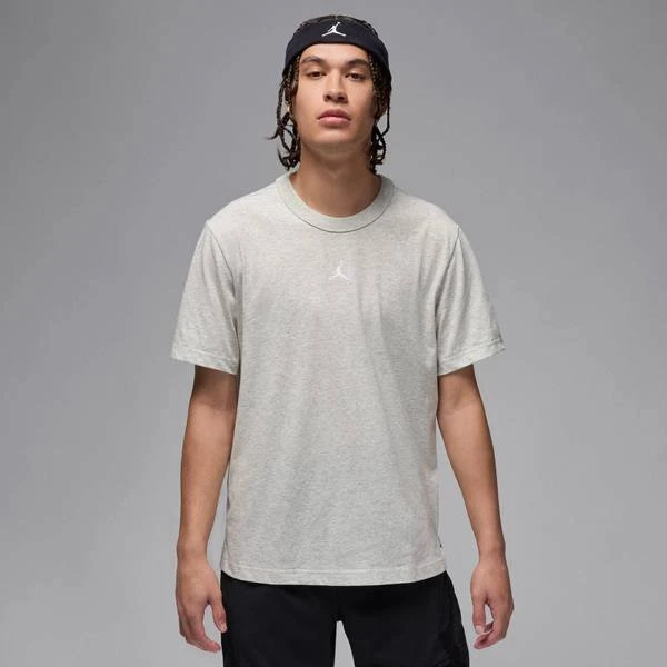 Nike Jordan Sport Dri-FIT Funktionsshirt kurzarm grey heather/white (Herren)