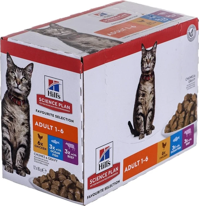 Hill's Science Plan Adult Poultry Selection, 1.20kg (12x 100g)