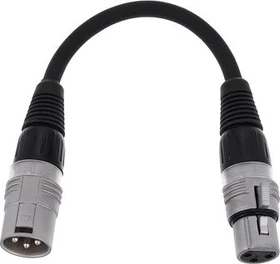 Sommer Cable Stage 22 Highflex SGHN schwarz 0.2m