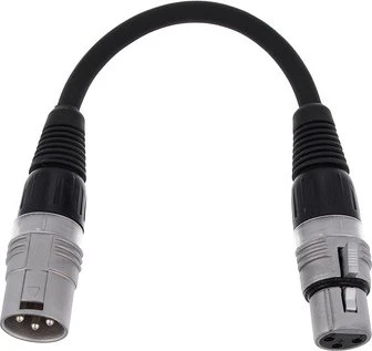 Sommer Cable Stage 22 Highflex SGHN schwarz 0.2m