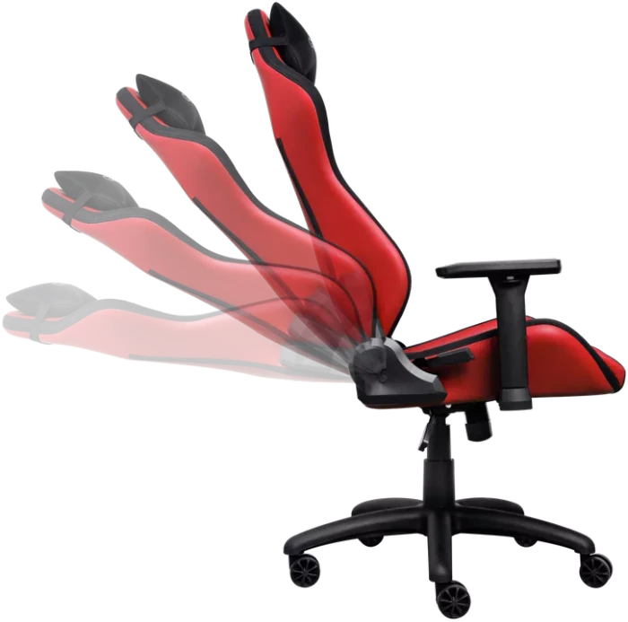 Trust Gaming GXT 714R Ruya Gamingstuhl, schwarz/rot