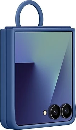 Samsung Silicone Ring Case für Galaxy Z Flip7 blau