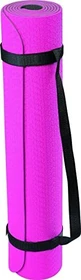 Deuser TPE Yogamatte pink/grau