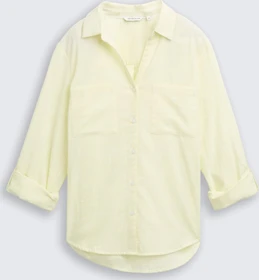 Tom Tailor Brusttaschen Hemd langarm soft lemon (Damen)