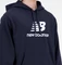 New Balance Essentials Stacked Logo French Terry Hoodie schwarz (Herren) Vorschaubild