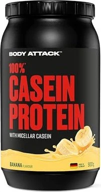 Body Attack 100% Casein Protein Banana Cream 900g