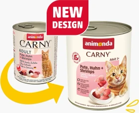 animonda Carny Pute, Huhn und Shrimps, 9.60kg (12x 800g)
