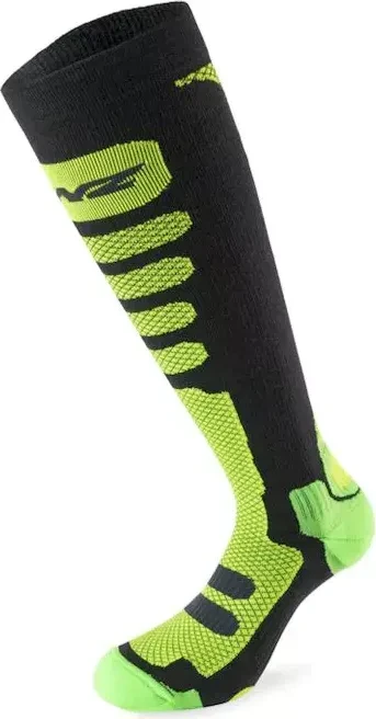 Lenz Free Tour 1.0 Skisocken black/lime